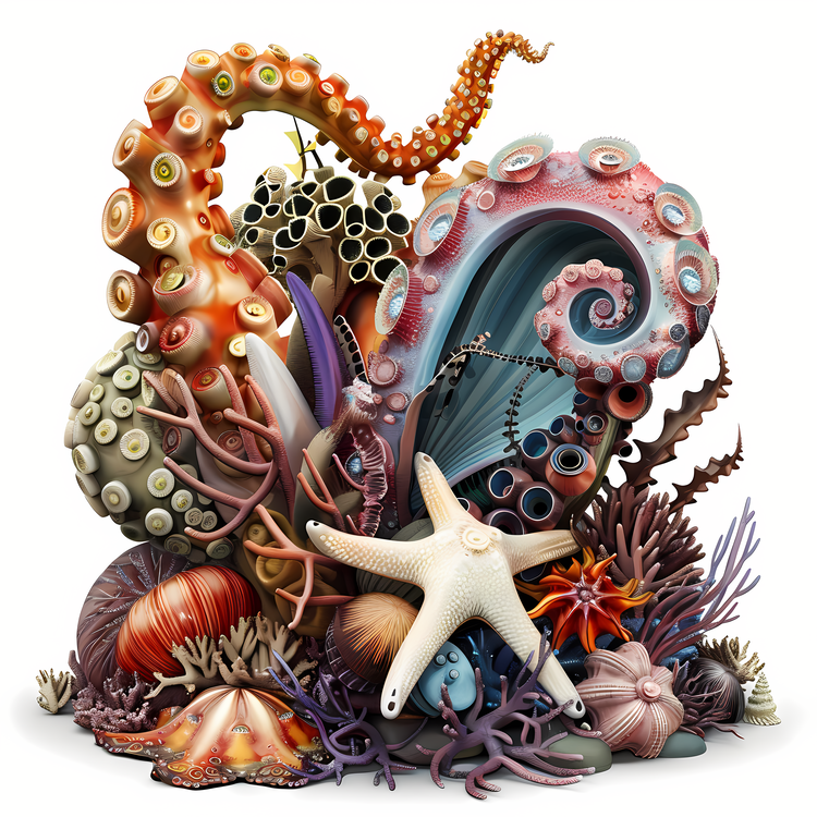 Art,Ocean Creatures,Ocean Scene