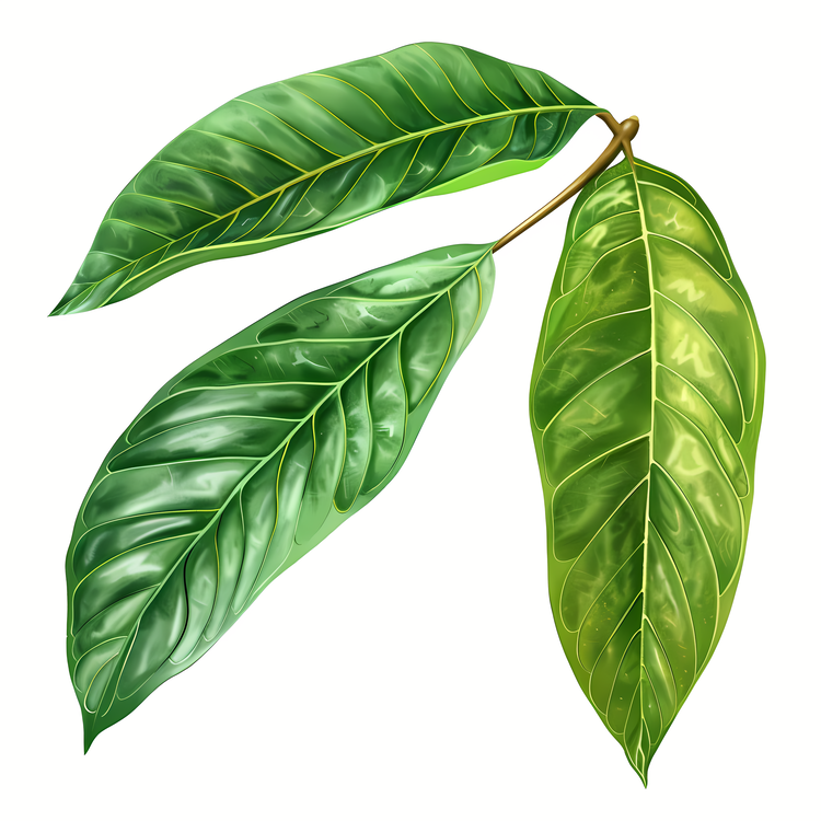 Mango Leaf,Green Leaves,Tropical Leaves