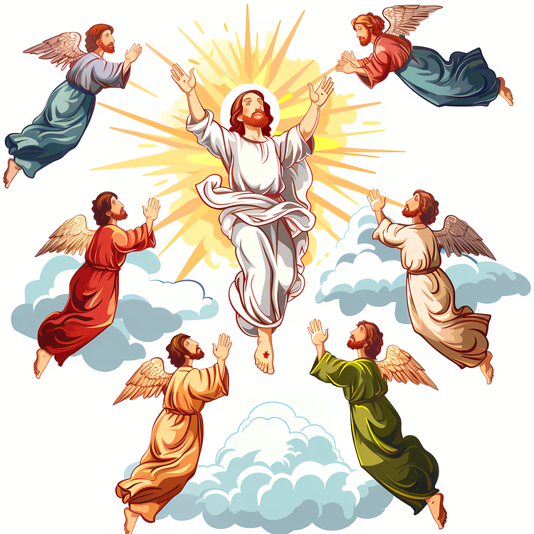 Ascension Day,Jesus,Angels