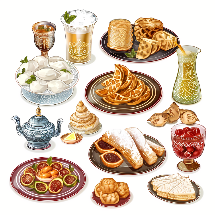 Ramadan Feast,Breakfast,Desserts