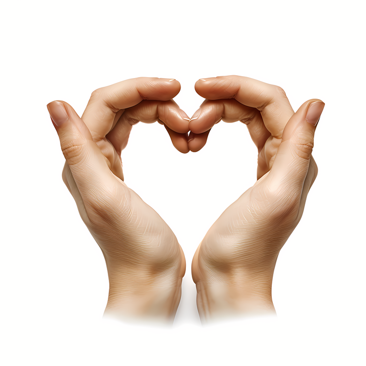 Emoji,Heart Gesture,Human Hands