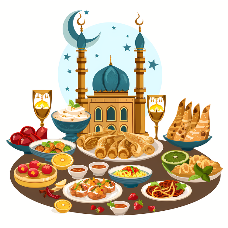 Ramadan Feast,Food,Halal