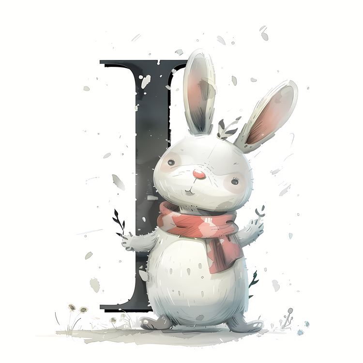 3d Cartoon Alphabet,Cartoon,Rabbit
