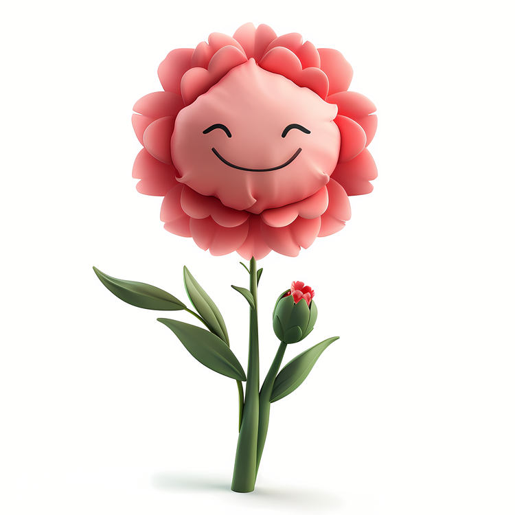 3d Cartoon Flowers,Rose,Flower