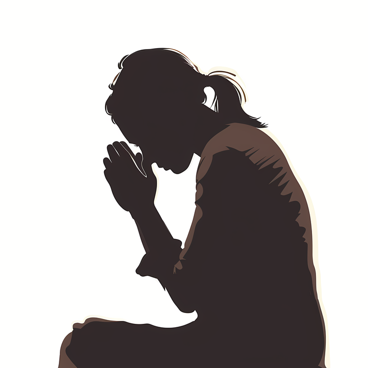 Day Of Prayer,Silhouette,Woman