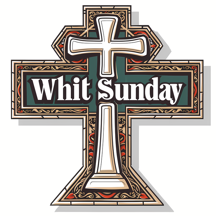 Whit Sunday,White Cross,Religious Symbol