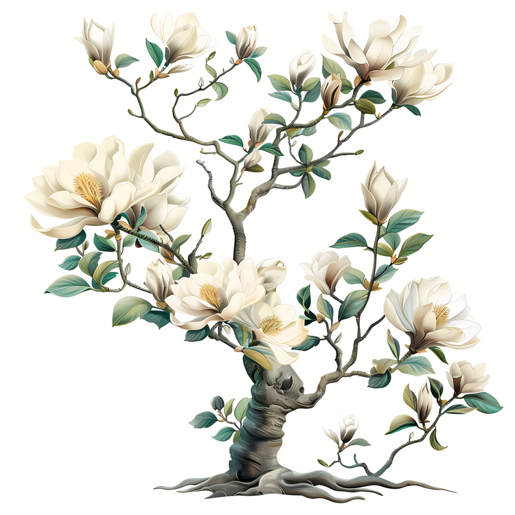 Magnolia Tree,Bouquet,Floral