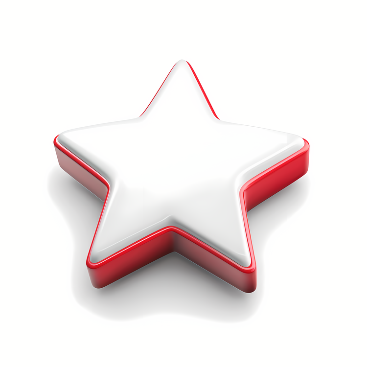 Emoji,Red Star,Star Shape