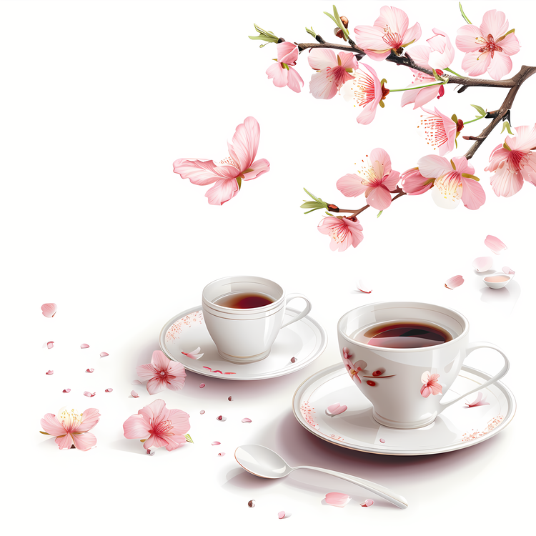 Spring Tea,Sakura,Blossom