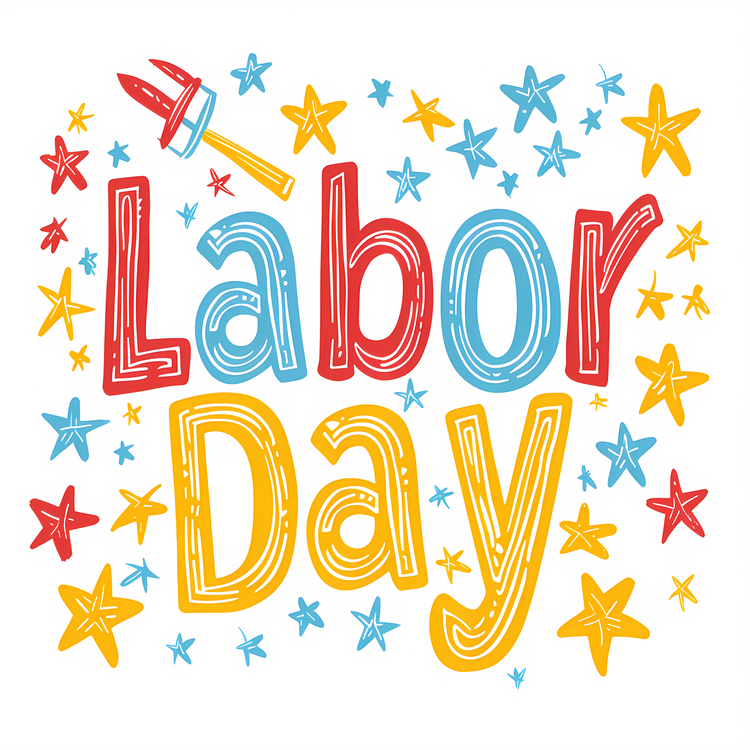 Labor Day,Workday,Typography