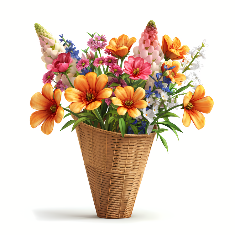 May Day,Basket,Flowers