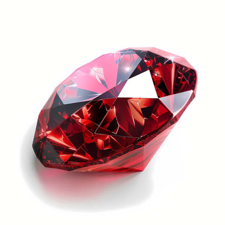 Emoji,Red Diamond,Luxury Item