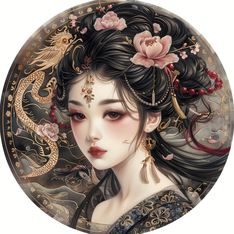 Emoji,Chinese Woman,Asian Beauty