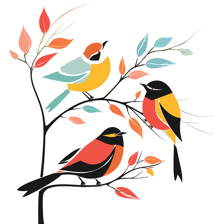 Bird Day,Birds,Colorful