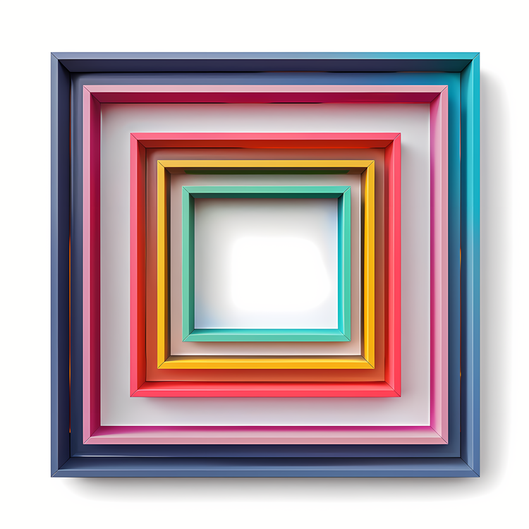 Photo Frame,Colorful Frame,Abstract Artwork