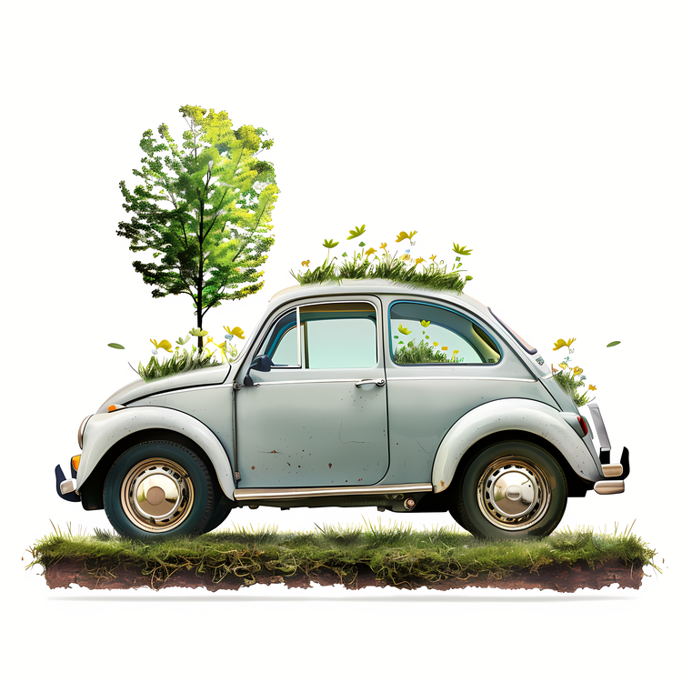 Spring Car,Volkswagen,Green