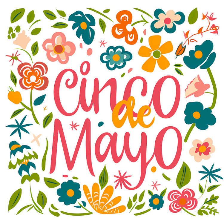 Cinco De Mayo,Floral Design,Colorful Bouquet