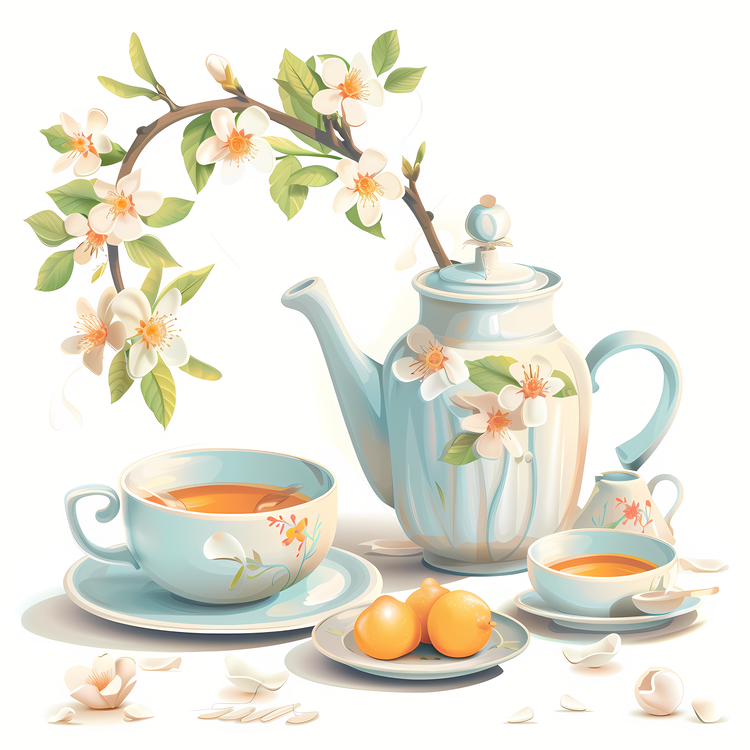 Spring Tea,Tea,Flower
