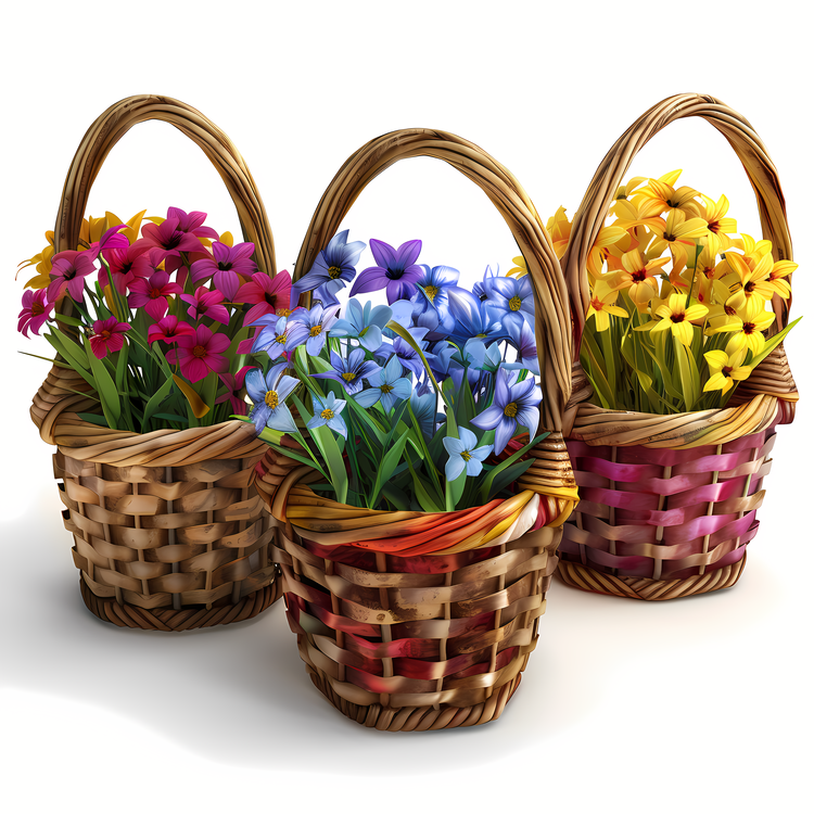 May Day,Baskets,Flower Baskets