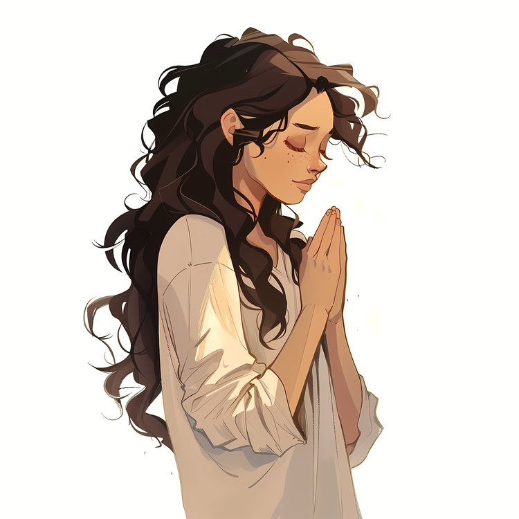 Day Of Prayer,Long Hair,White Shirt