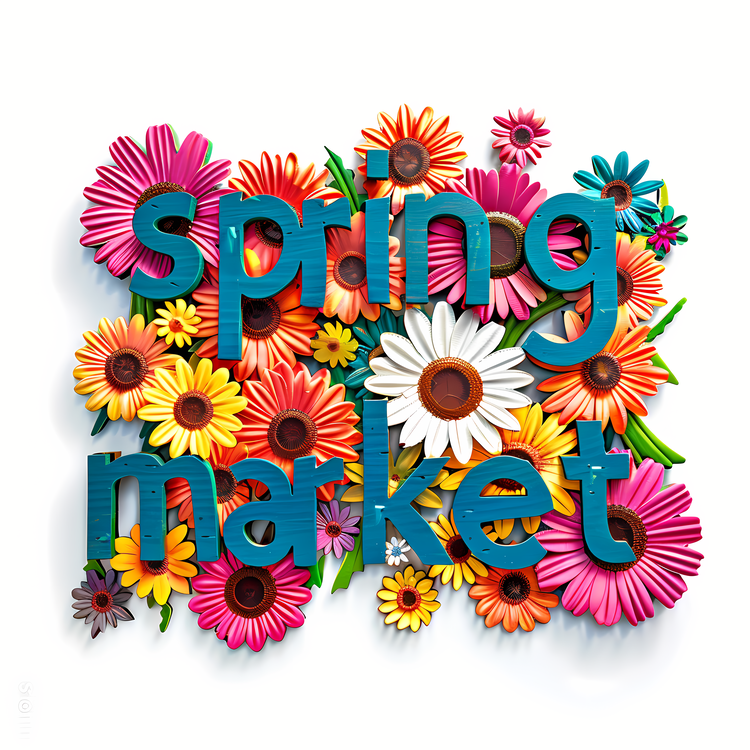 Spring Market,Flower Market,Flower Trade