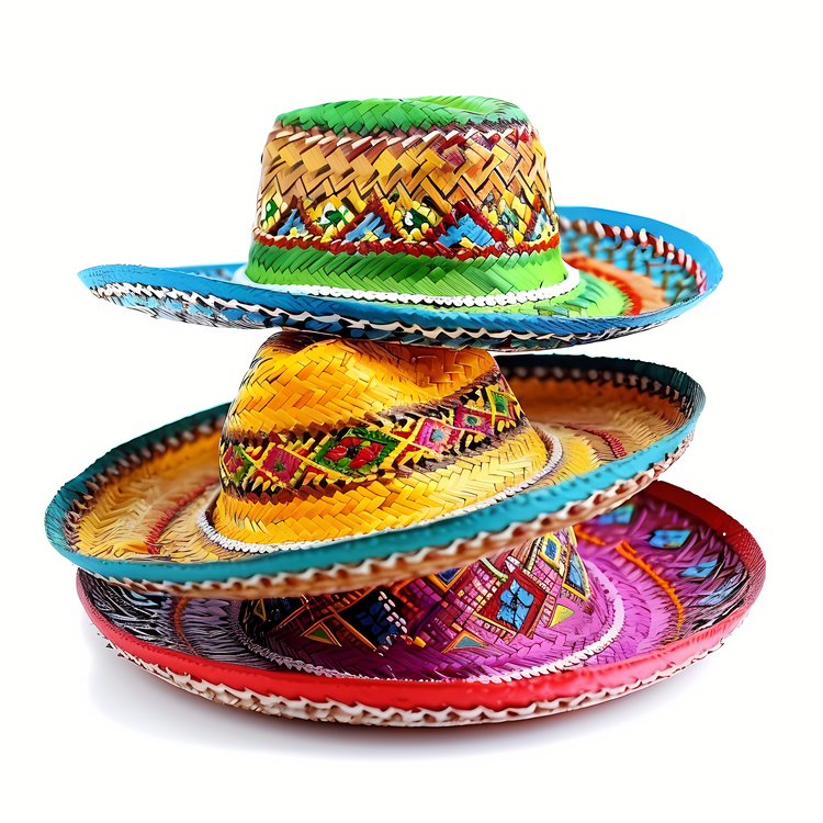 Cinco De Mayo,Mexican Sombreros,Colorful Hats