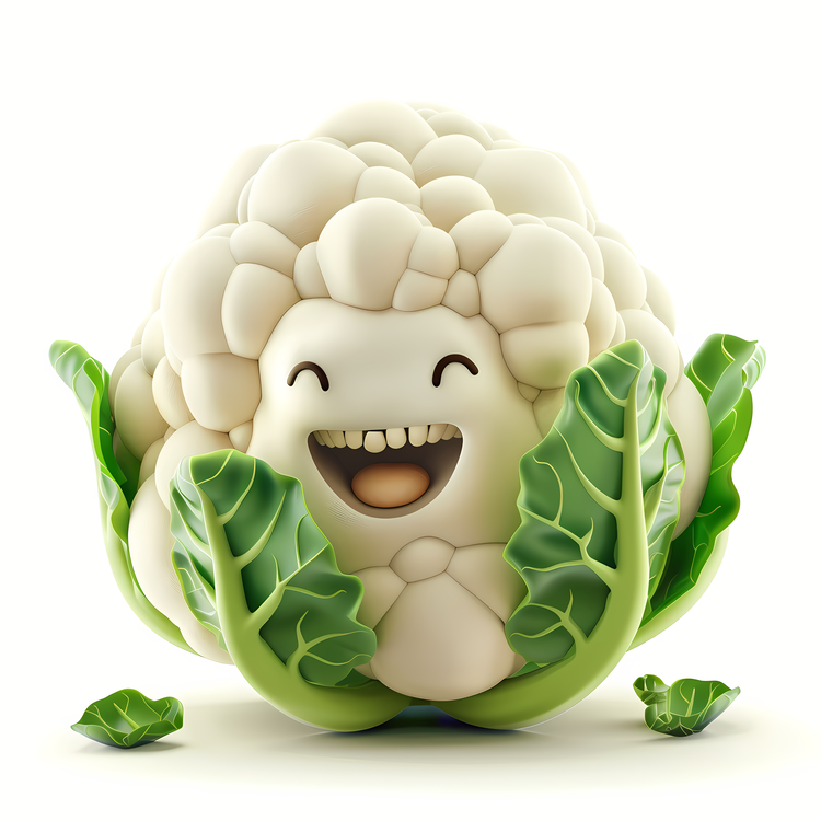 3d Cartoon Vegetable,Happy,Vegetable