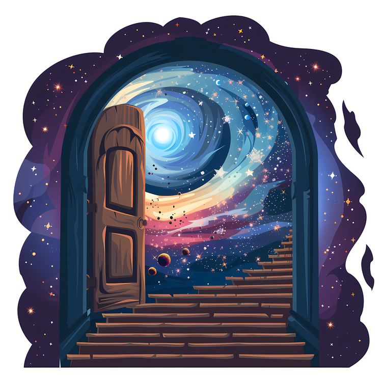 Door,Universe,Stargazing