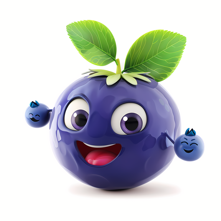 3d Cartoon Fruit,Fruit,Smiley Face
