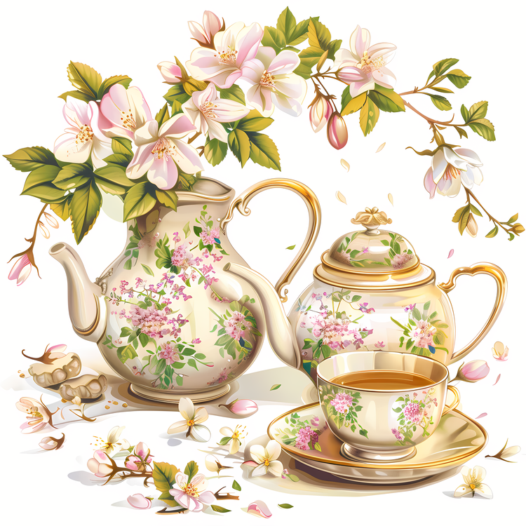 Spring Tea,Tea Set,China Tea Set