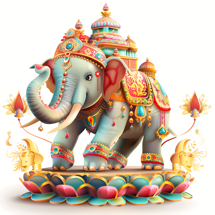 Songkran,Elephant,Artwork