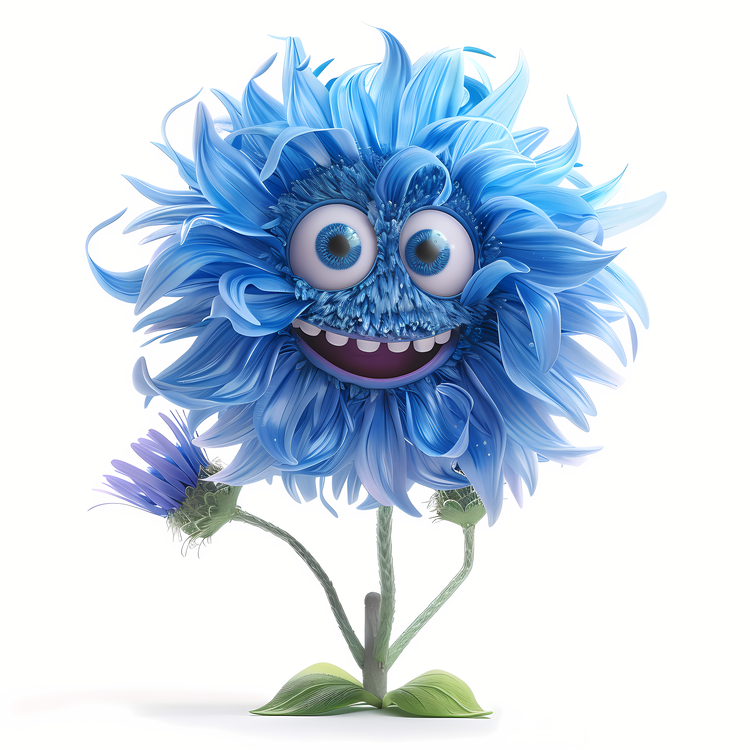 3d Cartoon Flowers,Flowers,Smile