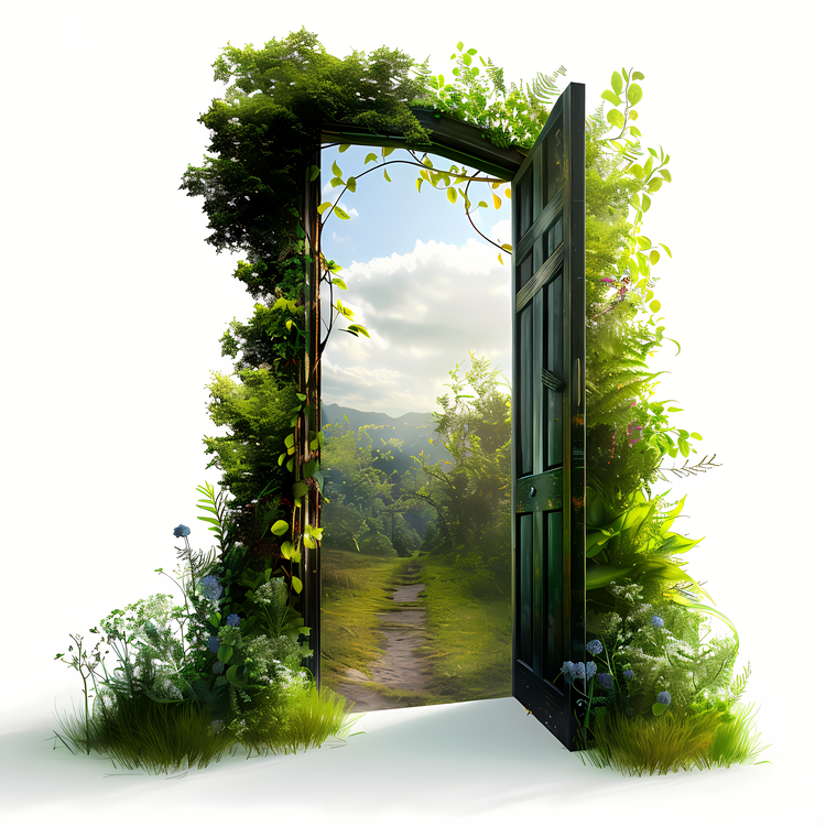 Door,Nature,Enchanted Forest