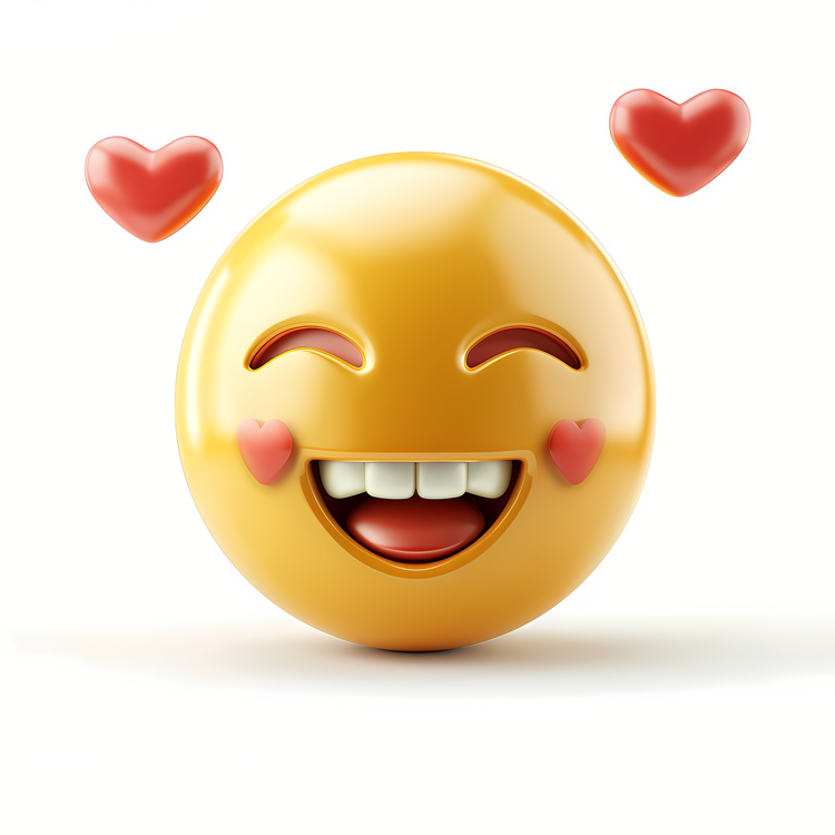 Emoji,Emoticon,Smiling Face With Hearts