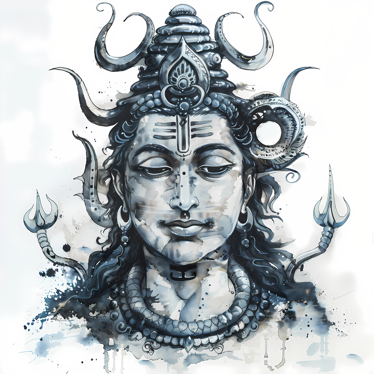 Shiva,Person,Face