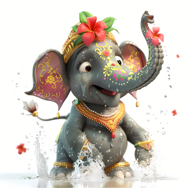 Songkran,Elephant,Hindu Mythology