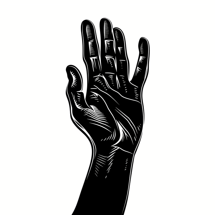 Gesture,Black,Hand