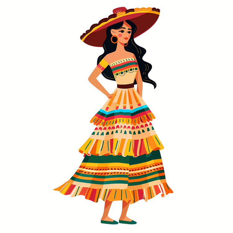 Cinco De Mayo,Mexican Costume,National Attire Of Mexico
