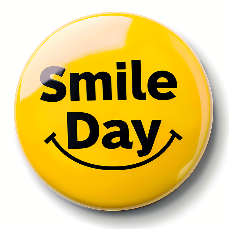 Smile Day,Yellow,Smiley Face