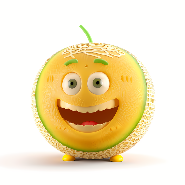 3d Cartoon Fruit,Smile,Fruit