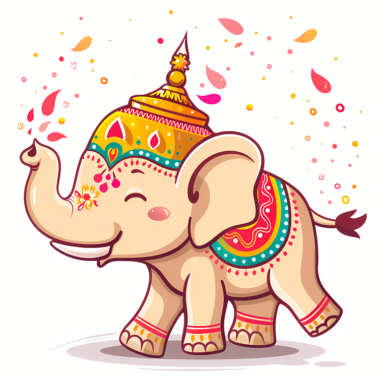 Songkran,Elephant,Indian Elephant