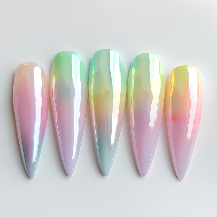 Nail Polish,Rainbow,Holographic