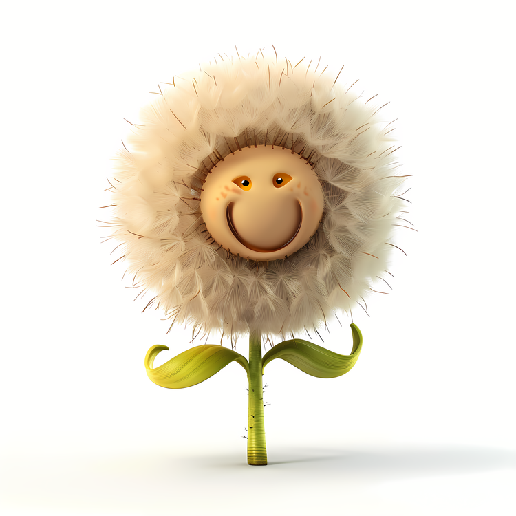 Dandelion,Smiling Flower,Happy Floret