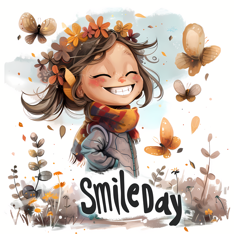 Smile Day,Sketchy,Cute