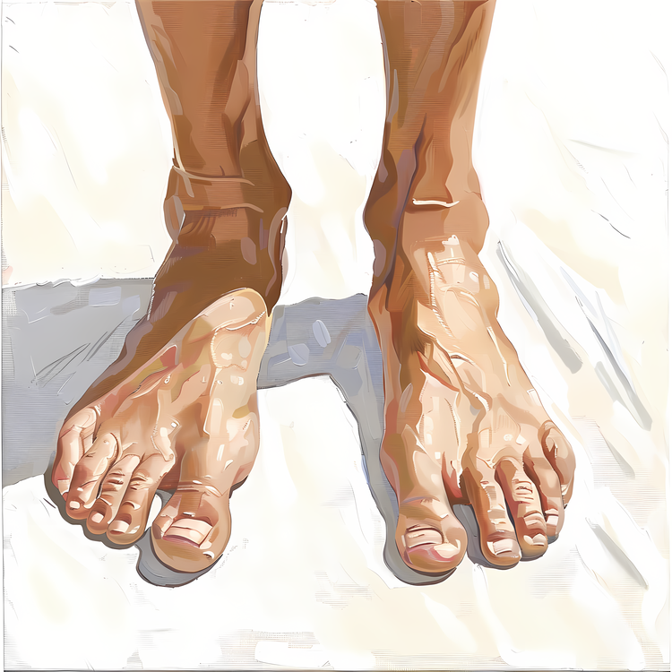Barefoot,Painted,Few