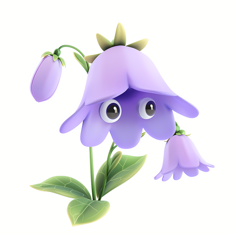 3d Cartoon Flowers,Flora,Wildflower