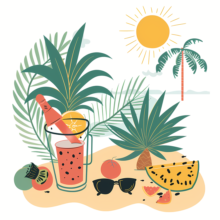 Summer Begins,Island,Coconut