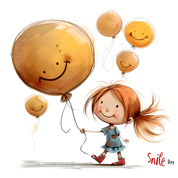Smile Day,Cute,Cartoon