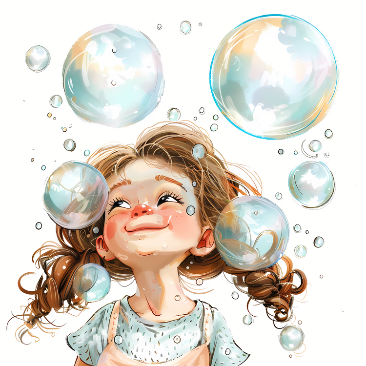 Bubbly,Bubbles,Girl
