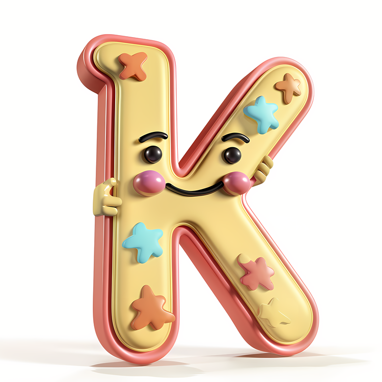 3d Cartoon Alphabet,10,For   Cute